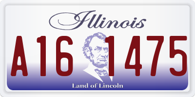 IL license plate A161475