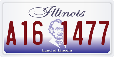 IL license plate A161477