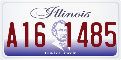 IL license plate A161485