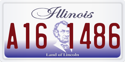 IL license plate A161486