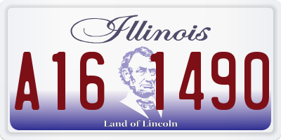 IL license plate A161490