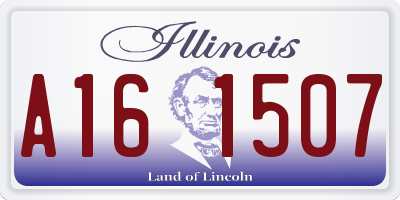 IL license plate A161507
