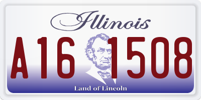 IL license plate A161508