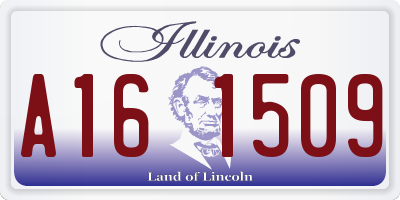 IL license plate A161509