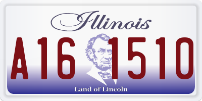 IL license plate A161510