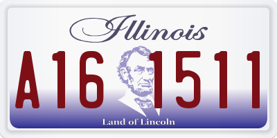 IL license plate A161511