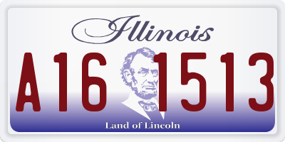 IL license plate A161513