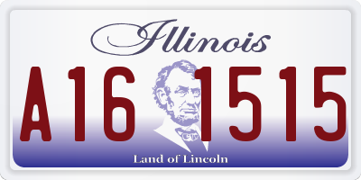 IL license plate A161515