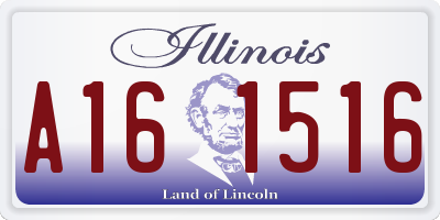 IL license plate A161516
