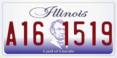 IL license plate A161519