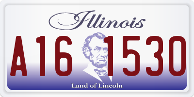 IL license plate A161530