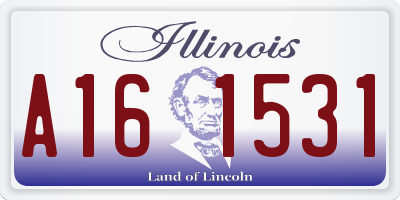 IL license plate A161531