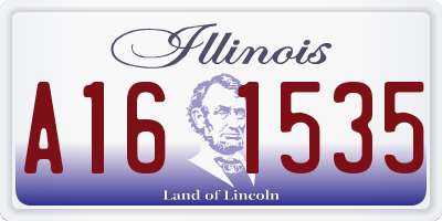 IL license plate A161535