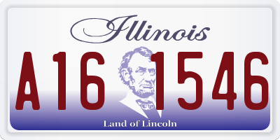 IL license plate A161546