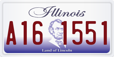 IL license plate A161551