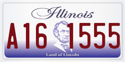 IL license plate A161555