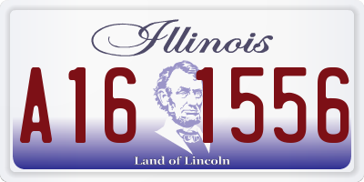 IL license plate A161556
