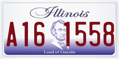IL license plate A161558