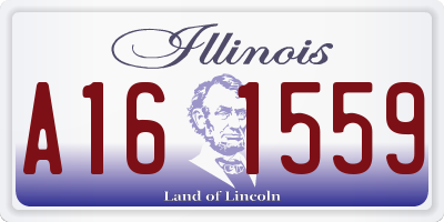 IL license plate A161559