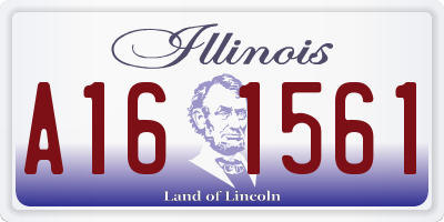 IL license plate A161561
