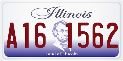 IL license plate A161562