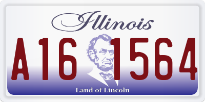 IL license plate A161564