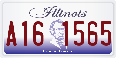 IL license plate A161565