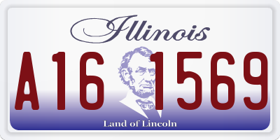 IL license plate A161569