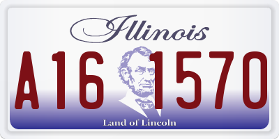 IL license plate A161570