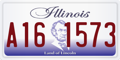 IL license plate A161573