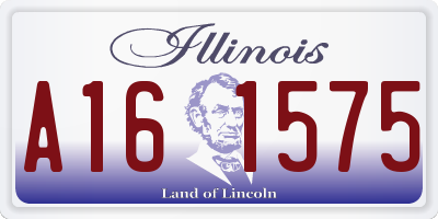 IL license plate A161575