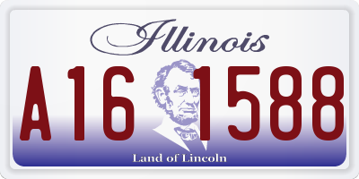 IL license plate A161588