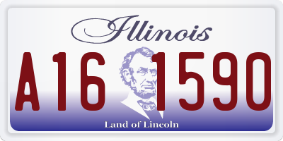 IL license plate A161590