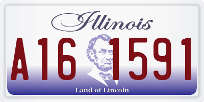 IL license plate A161591
