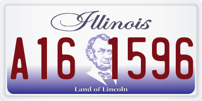 IL license plate A161596