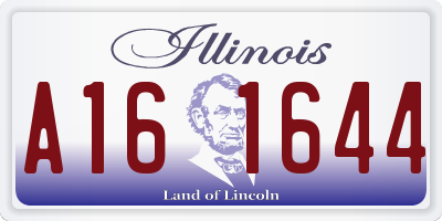IL license plate A161644