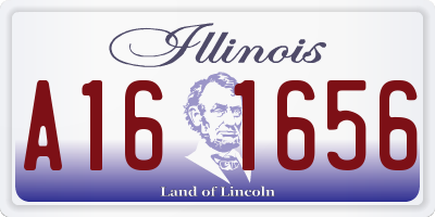 IL license plate A161656