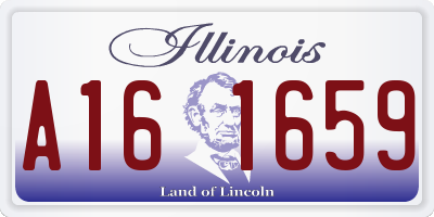 IL license plate A161659