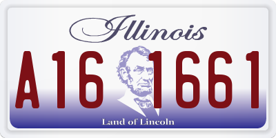 IL license plate A161661