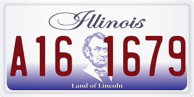IL license plate A161679