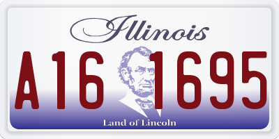 IL license plate A161695