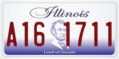 IL license plate A161711