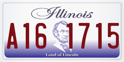 IL license plate A161715