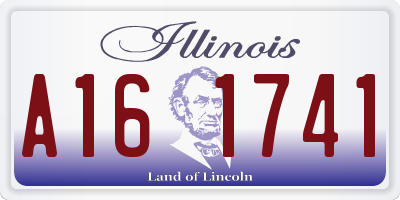 IL license plate A161741