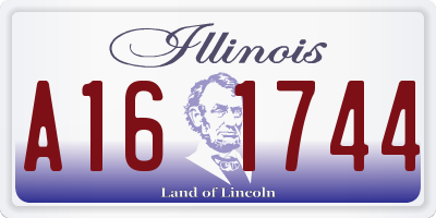 IL license plate A161744