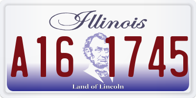 IL license plate A161745