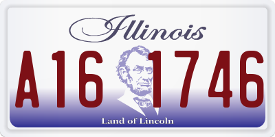 IL license plate A161746