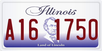 IL license plate A161750