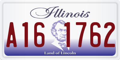 IL license plate A161762
