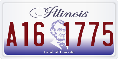 IL license plate A161775